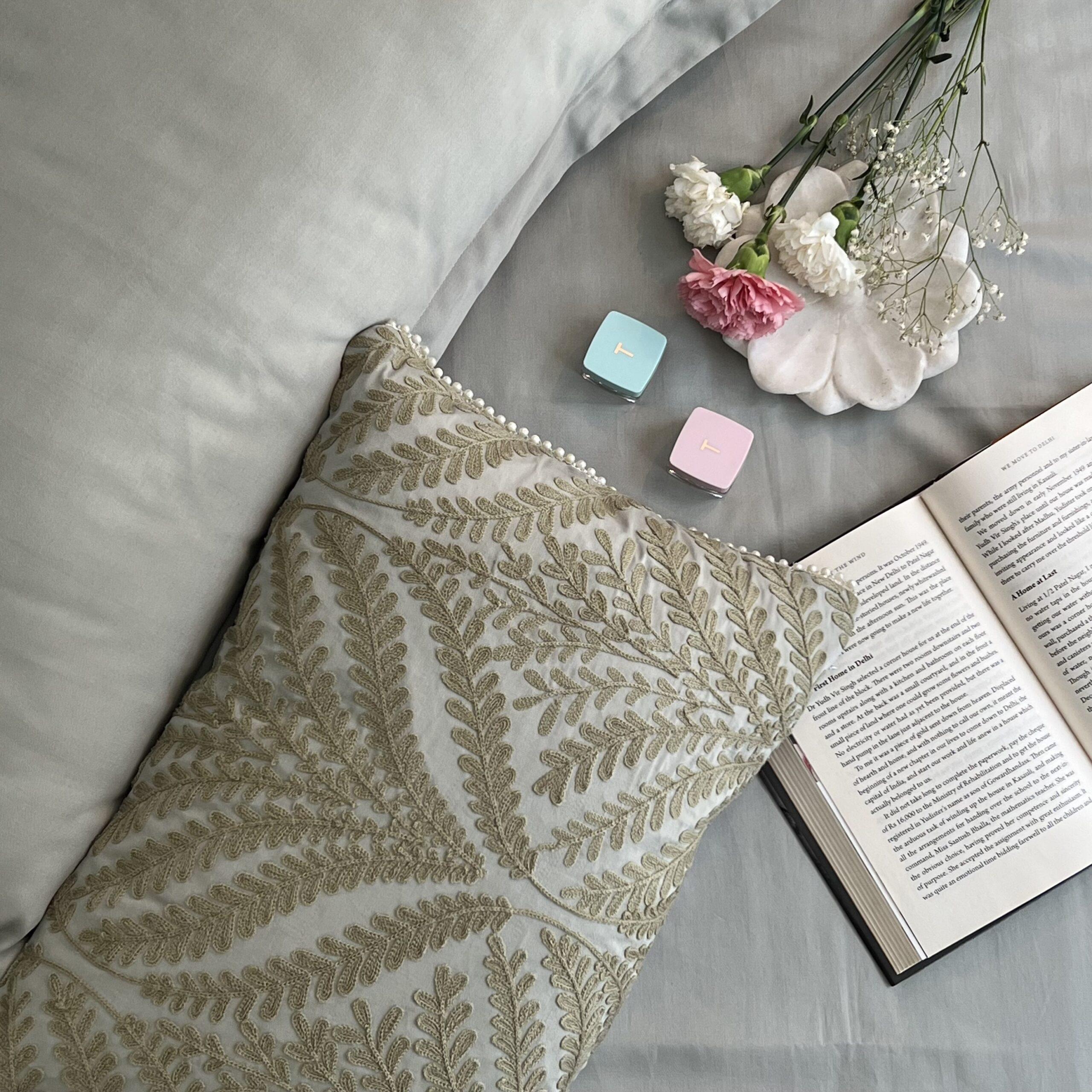 Sadyaska Exotic Sage Green Treasure 1 Pcs Bedsheet