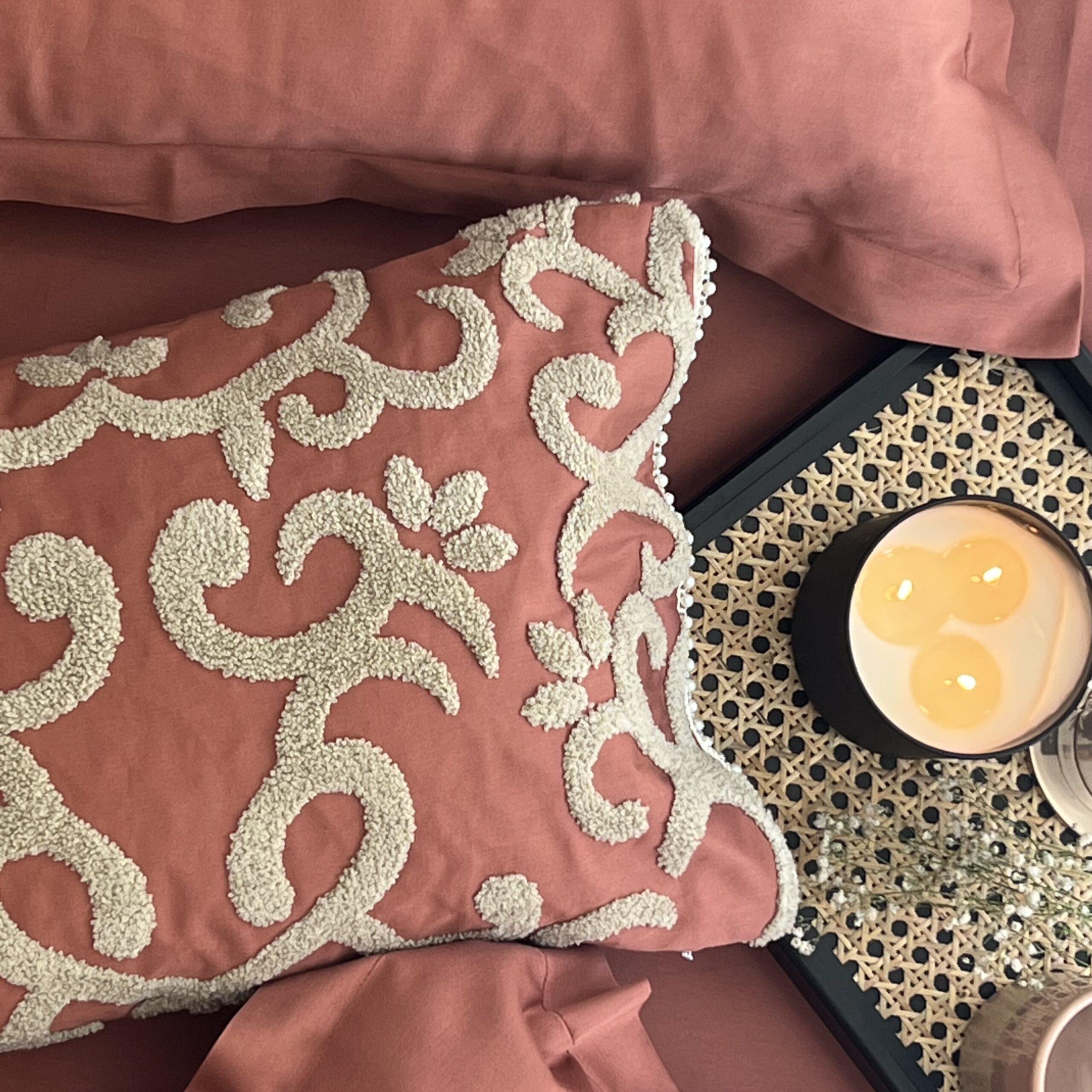 Sadyaska Glace Terracotta Treasure 1 Pcs Bedsheet