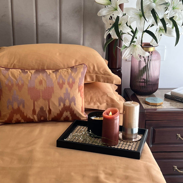 Sadyaska Majestic Honey Mustard Treasure 1 Pcs Bedsheet