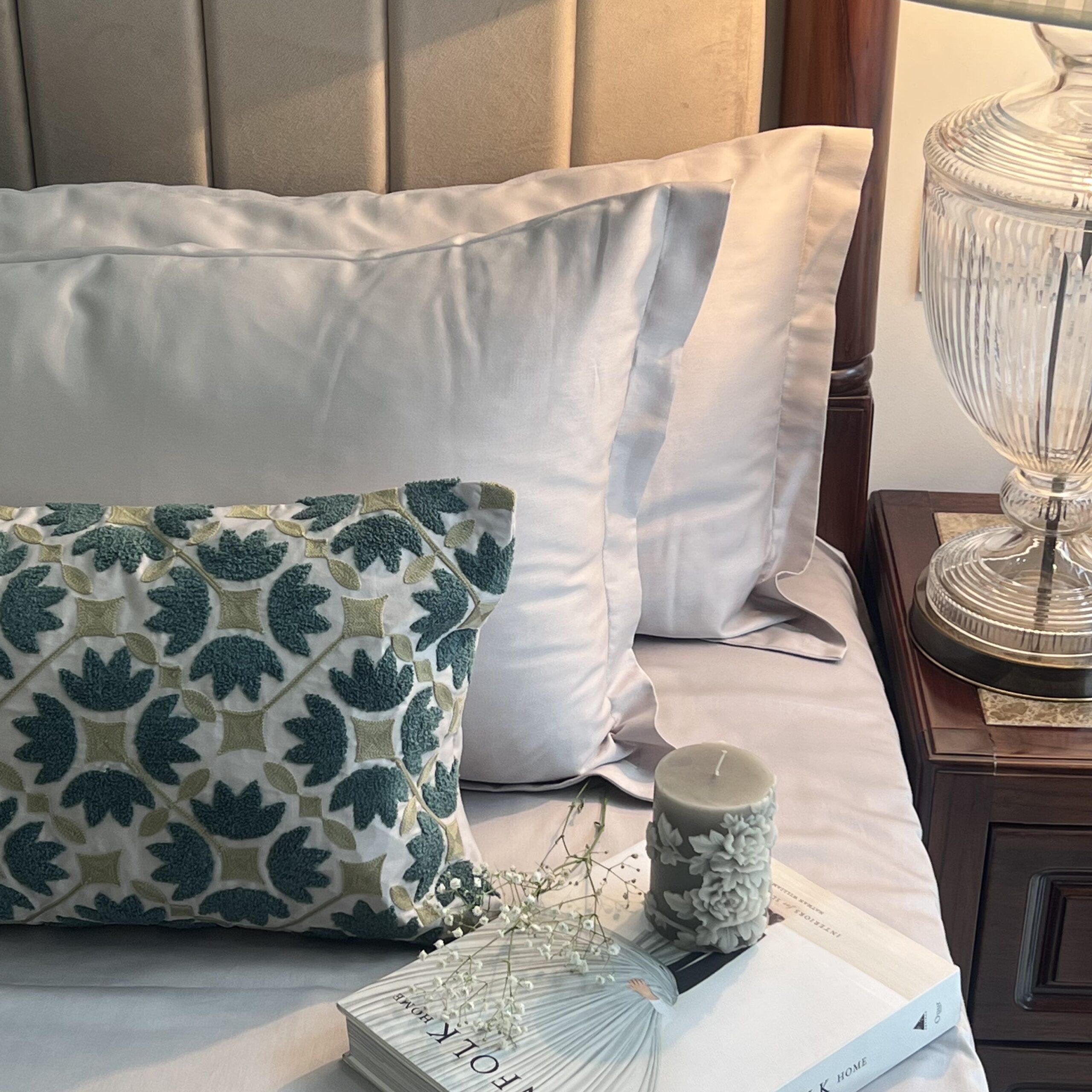 Sadyaska Mariana Pearl Grey Treasure 1 Pcs Bedsheet