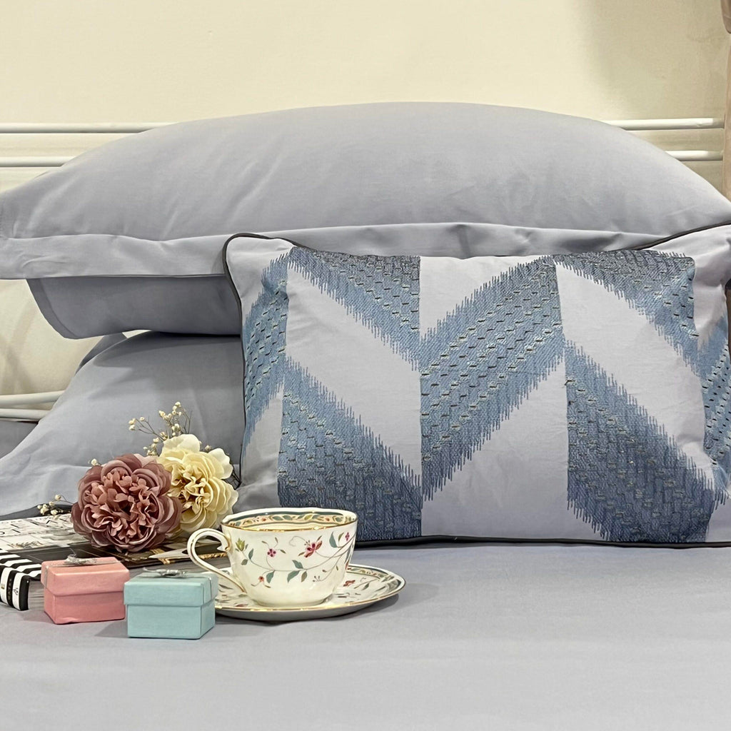 Sadyaska Stacy Smoke Blue Treasure 1 Pcs Bedsheet
