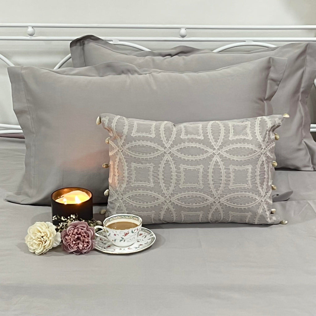 Sadyaska Stark Silver Treasure 1 Pcs Bedsheet