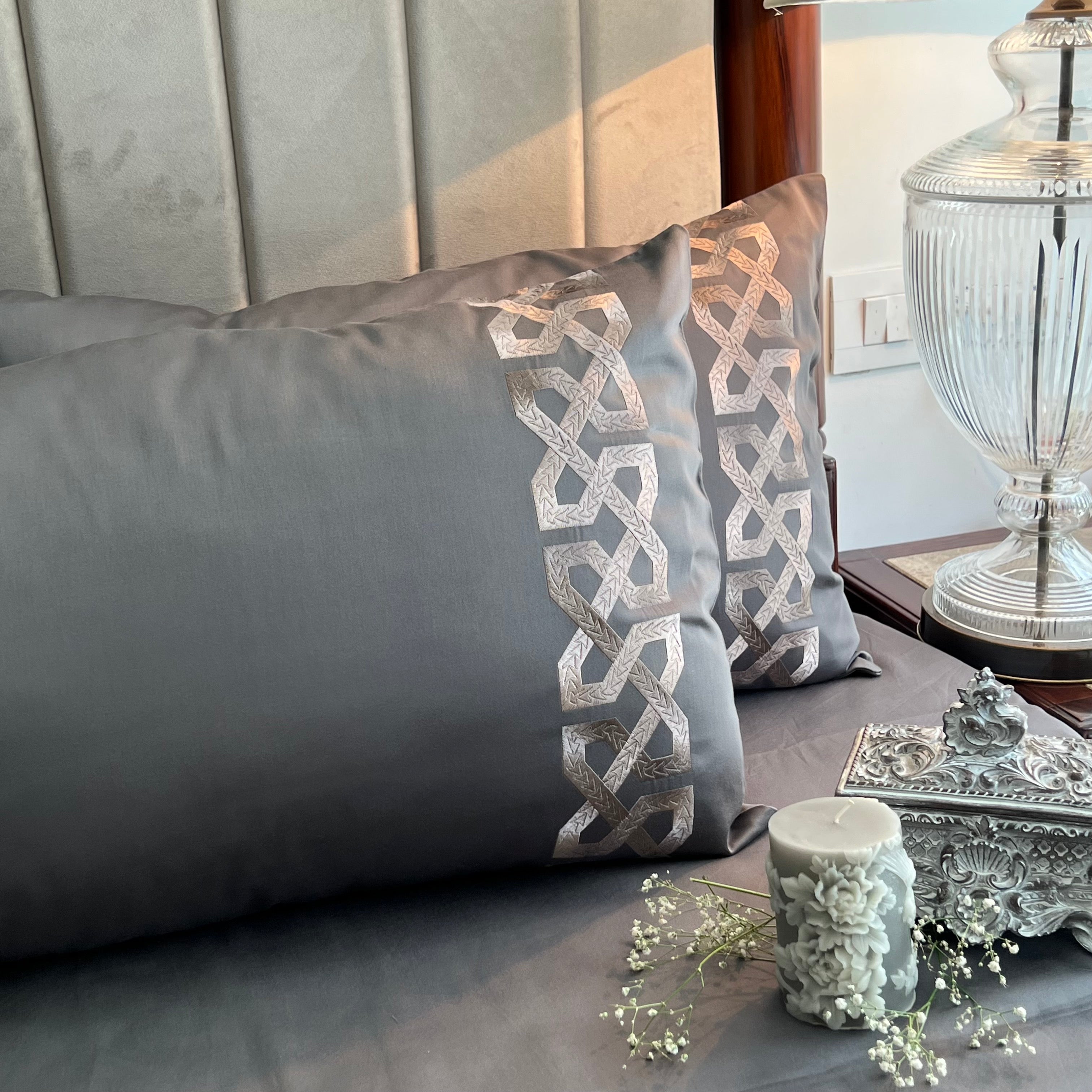 Sadyaska Alley Elephant Grey Dreams 1 Pcs Bedsheet