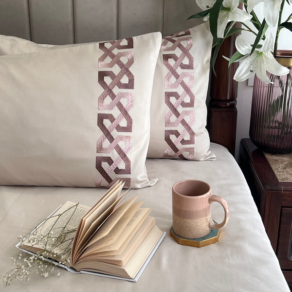 Sadyaska Alley Oats Beige Dreams 1 Pcs Bedsheet