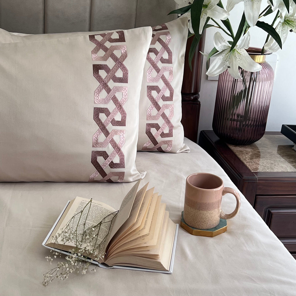 Sadyaska Alley Oats Beige Dreams 1 Pcs Bedsheet