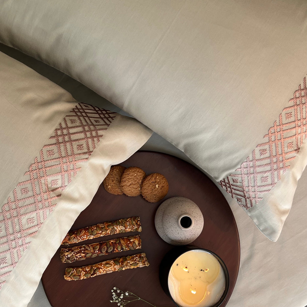Sadyaska Classic Beige Dreams 1 Pcs Bedsheet