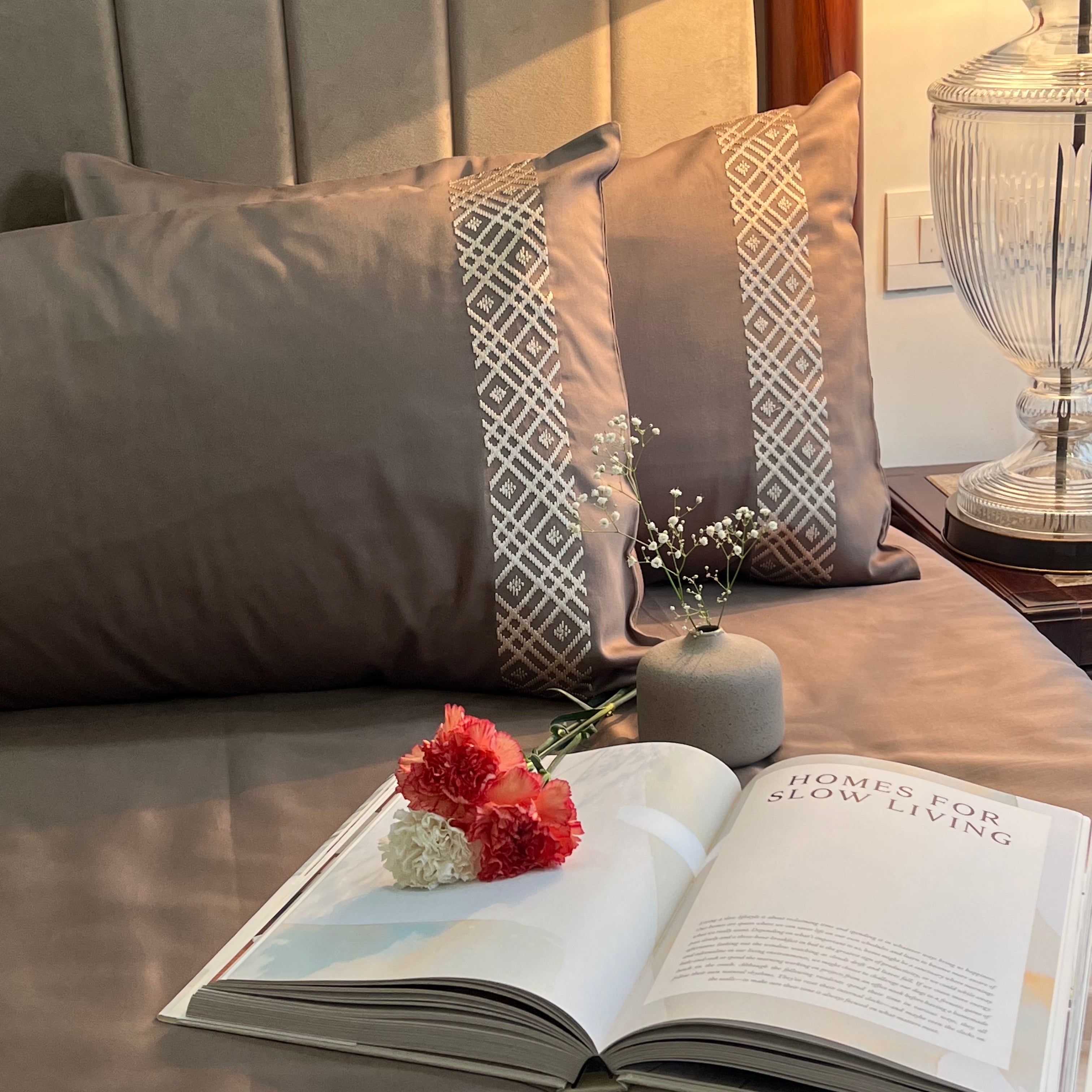 Sadyaska Classic Taupe Dreams 1 Pcs Bedsheet