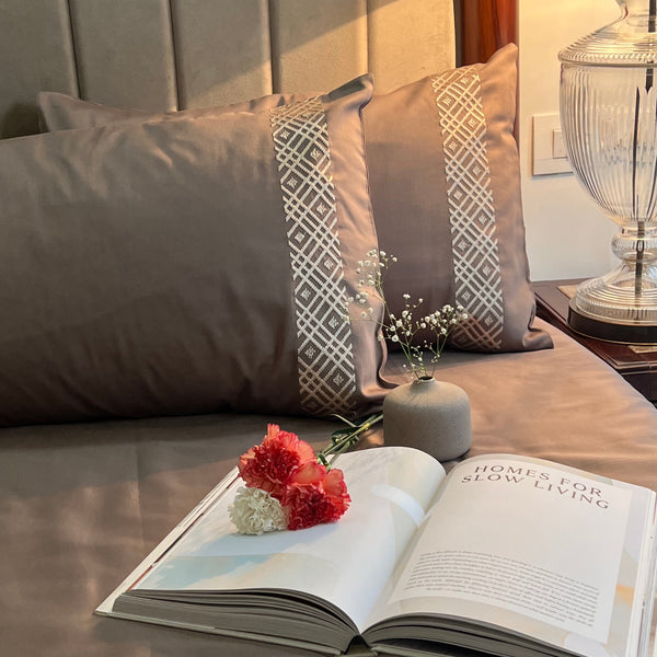 Sadyaska Classic Taupe Dreams 1 Pcs Bedsheet