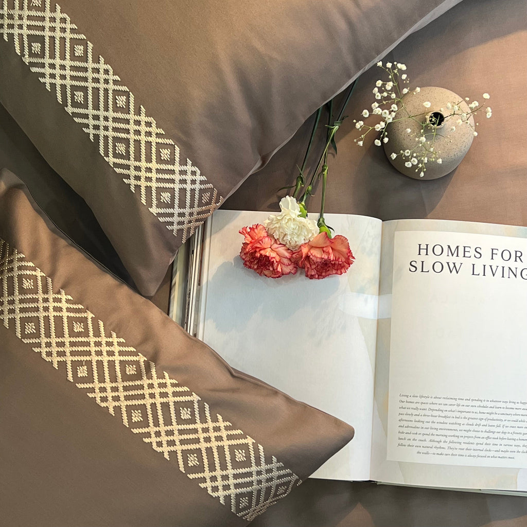 Sadyaska Classic Taupe Dreams 1 Pcs Bedsheet