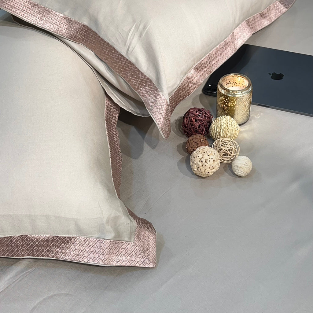 Sadyaska Diamond Beige Legacy 1 Pcs Bedsheet