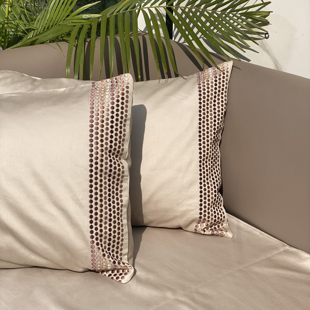 Sadyaska Dots Beige Dreams 1 Pcs Bedsheet