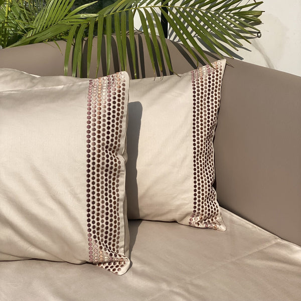 Sadyaska Dots Beige Dreams 1 Pcs Bedsheet