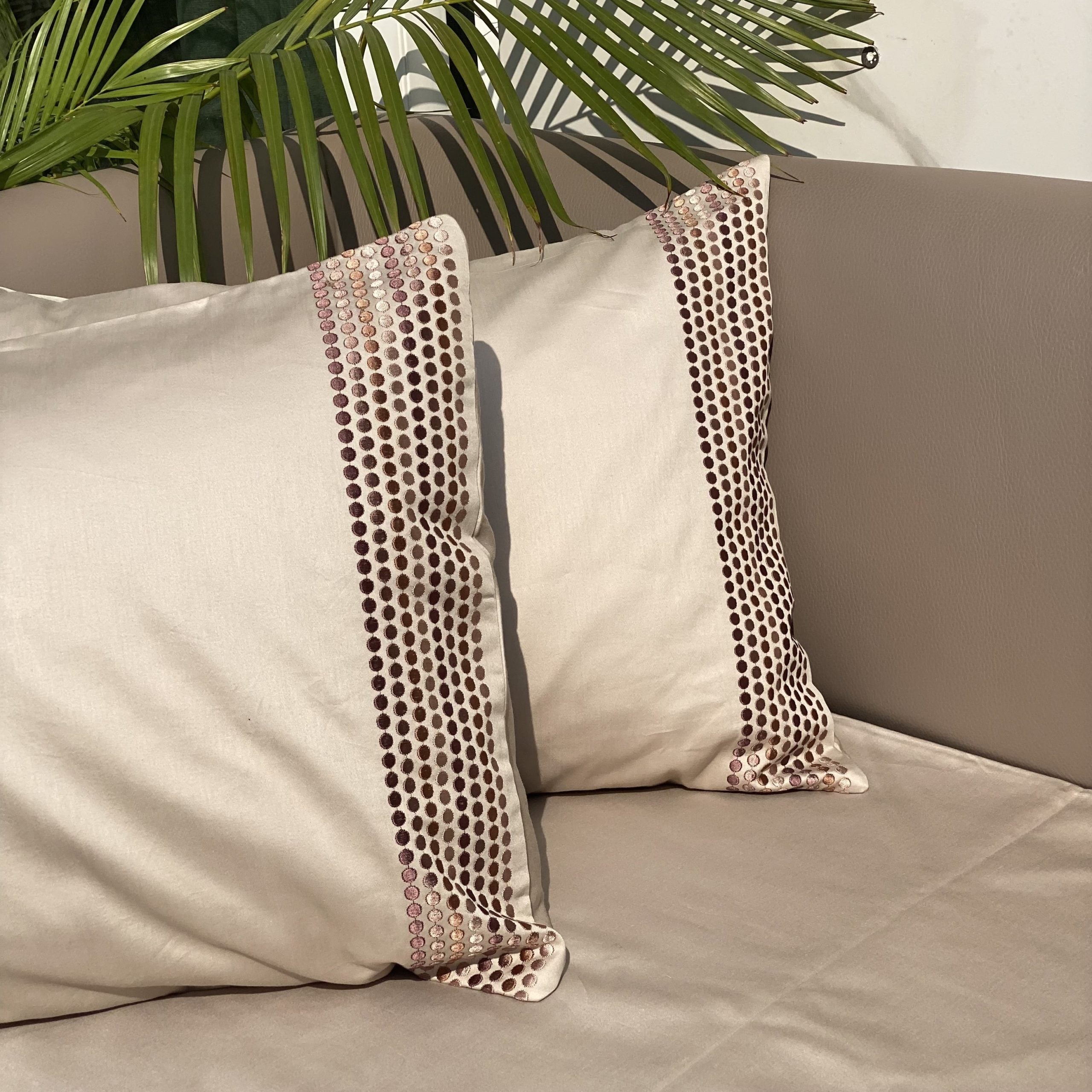 Sadyaska Dots Beige Dreams 1 Pcs Bedsheet
