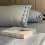 Sadyaska Dots Smoke Blue Dreams 1 Pcs Bedsheet