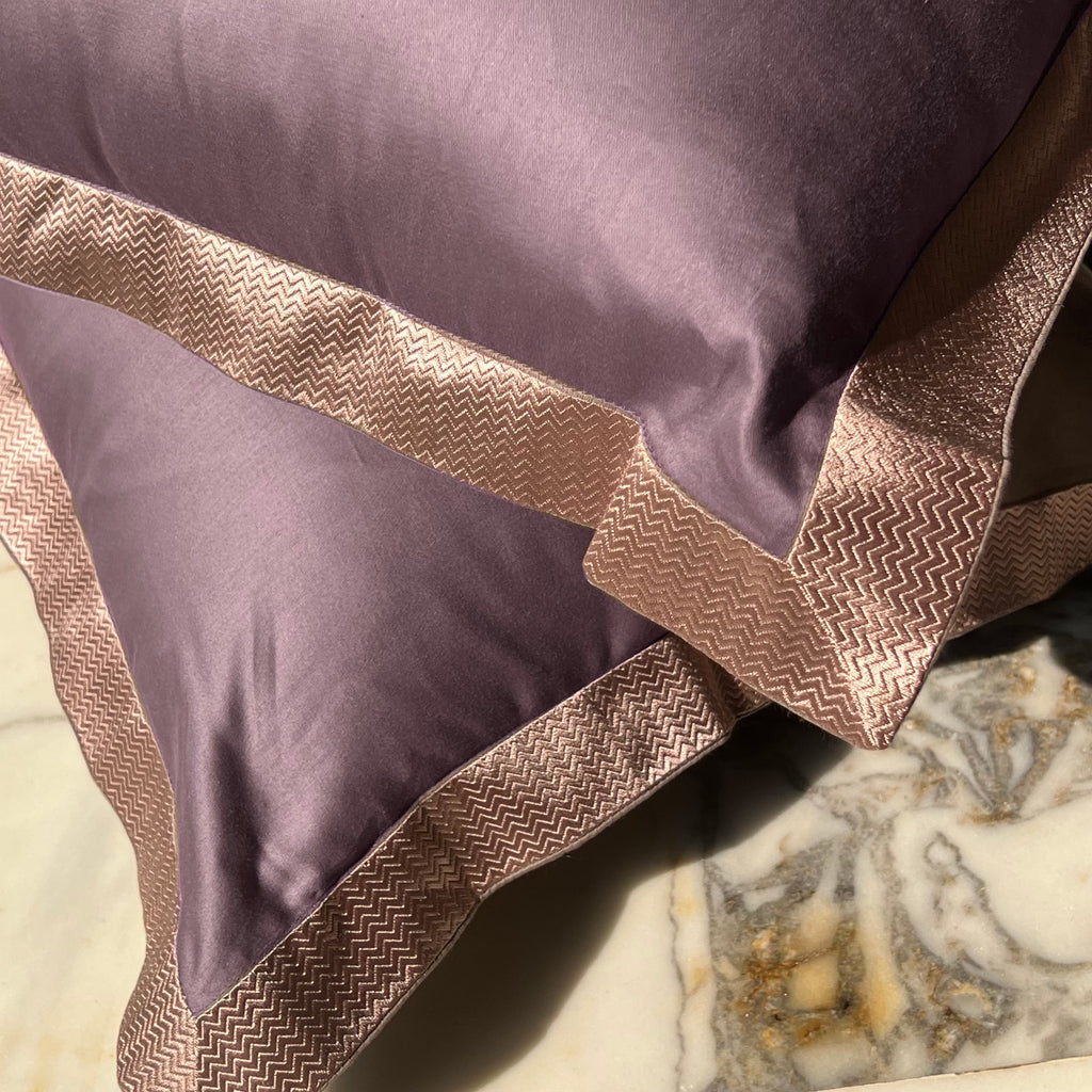 Sadyaska Herringbone Old Rose Legacy 1 Pcs Bedsheet