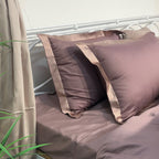 Sadyaska Herringbone Old Rose Legacy 1 Pcs Bedsheet