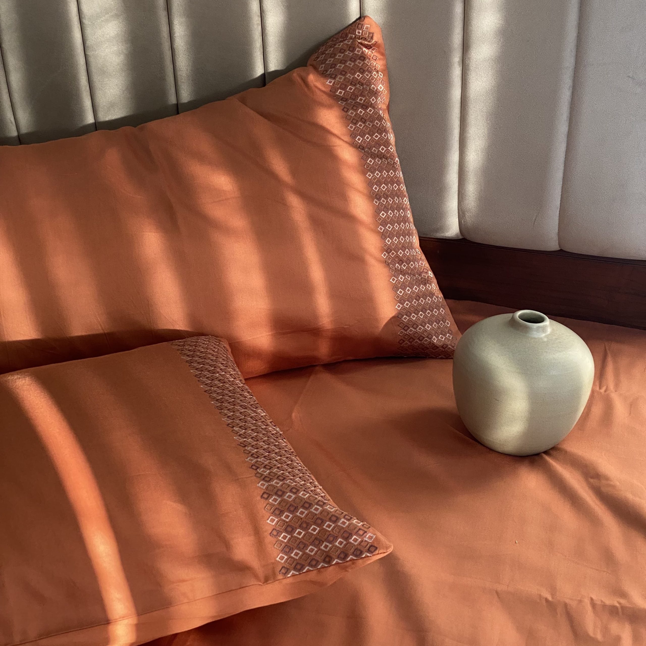 Sadyaska Jewel Rust Dreams 1 Pcs Bedsheet