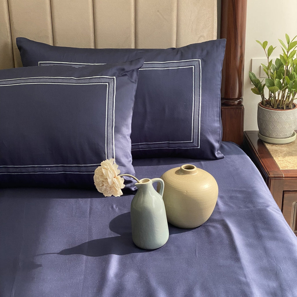 Sadyaska Linea Navy Dreams 1 Pcs Bedsheet