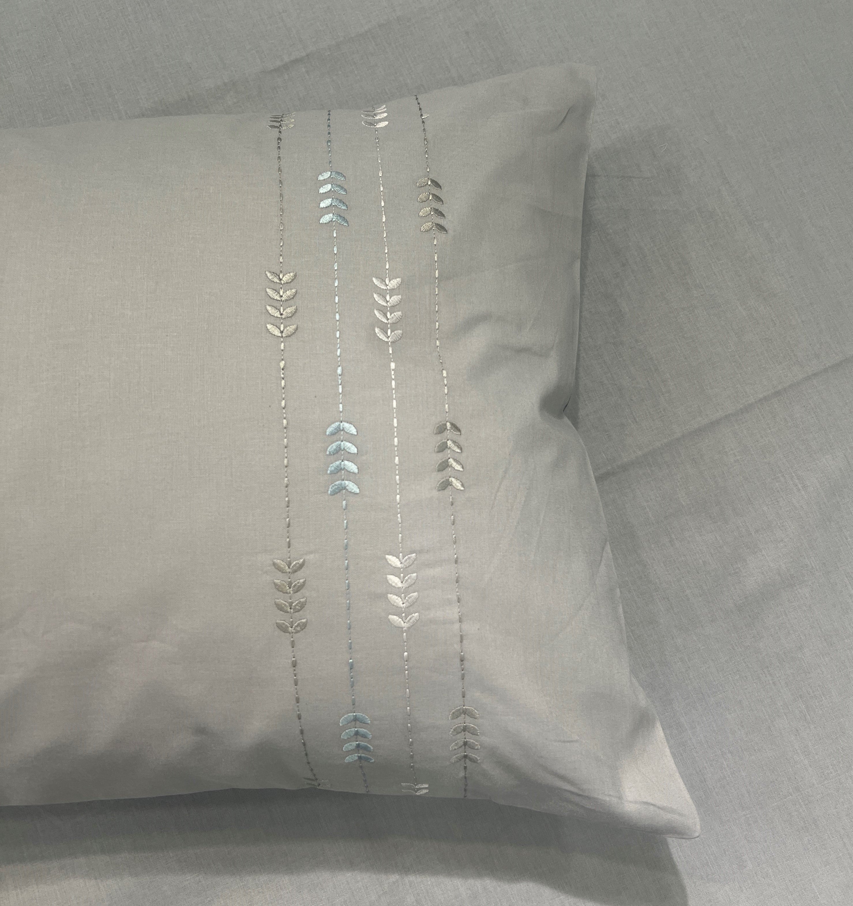 Sadyaska Petal Grey Cotton set 1 Pcs Bedsheet