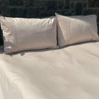 Sadyaska Pinstripe Buff Set 1 Pcs Bedsheet
