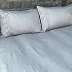 Sadyaska Pinstripe Pearl Grey Set 1 Pcs Bedsheet