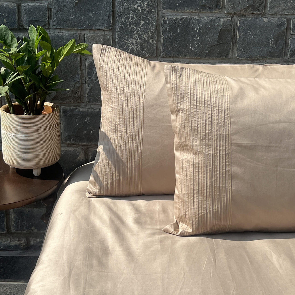 Sadyaska Pinstripe Sand Set 1 Pcs Bedsheet