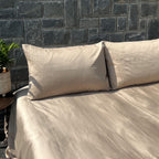 Sadyaska Pinstripe Sand Set 1 Pcs Bedsheet
