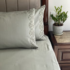 Sadyaska Twirl Sage Green Dreams 1 Pcs Bedsheet