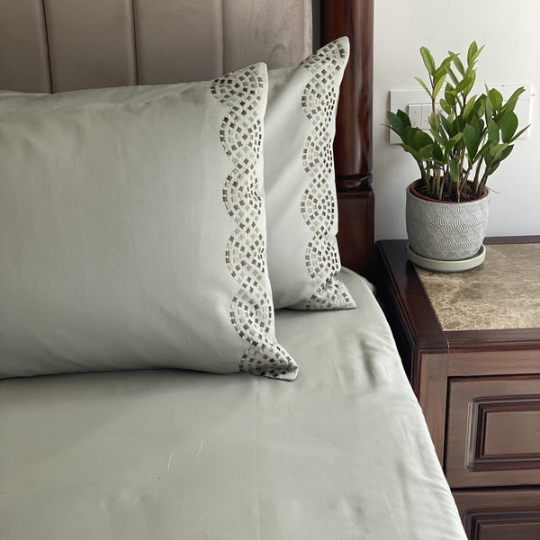Sadyaska Twirl Sage Green Dreams 1 Pcs Bedsheet