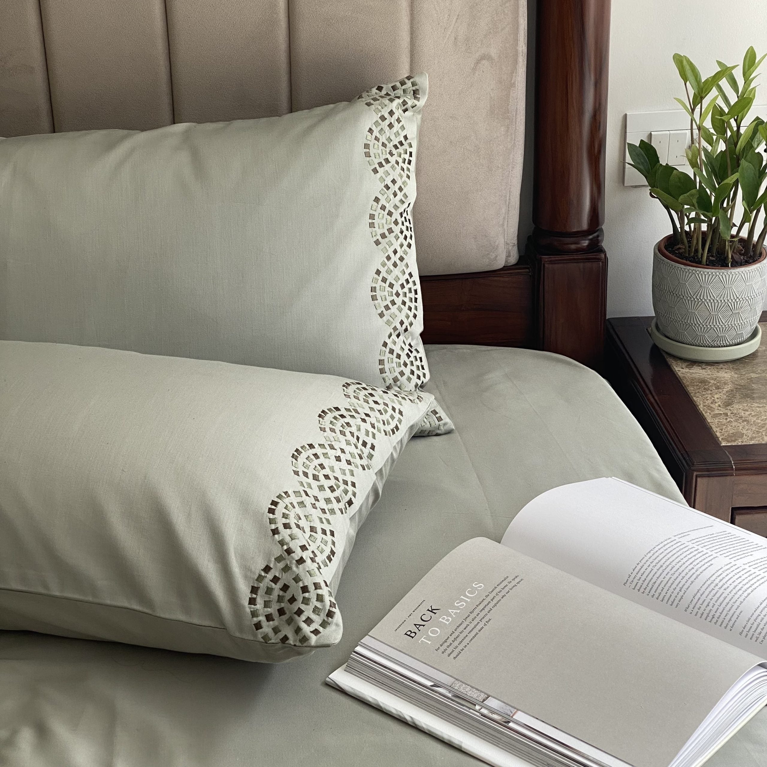 Sadyaska Twirl Sage Green Dreams 1 Pcs Bedsheet