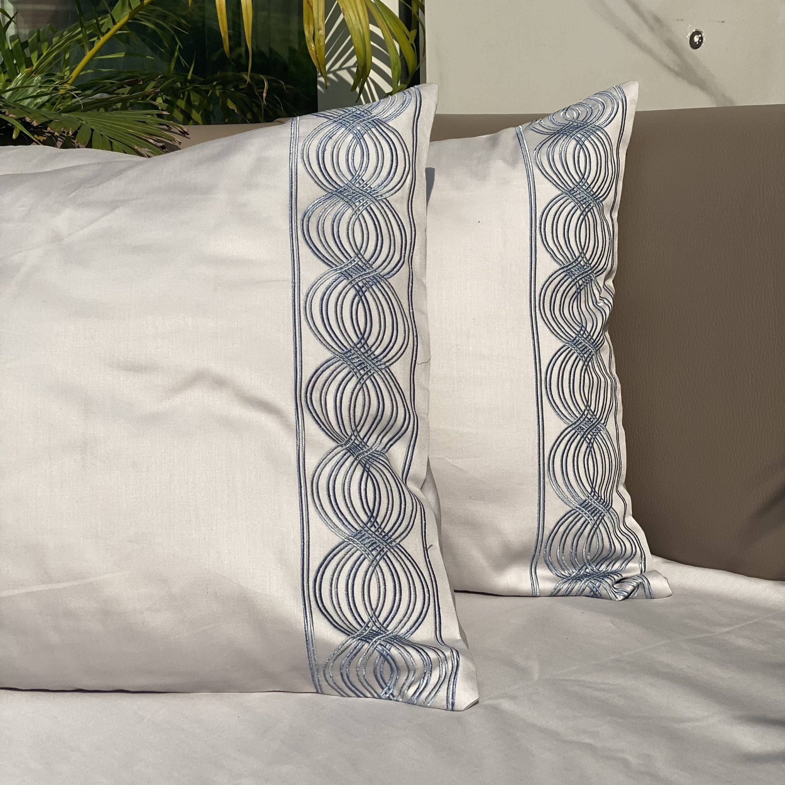 Sadyaska Wave Grey Dreams 1 Pcs Bedsheet
