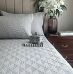 Sadyaska Sandstone Grey Vogue Cotton Reversible 1 Pcs Bedspread