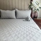 Sadyaska Sandstone Grey Vogue Cotton Reversible 1 Pcs Bedspread
