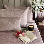 Sadyaska Bubble Onion Pink Velvet 1 Pcs Bedspread