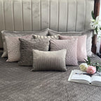 Sadyaska Oriental Silver Velvet 1 Pcs Bedspread