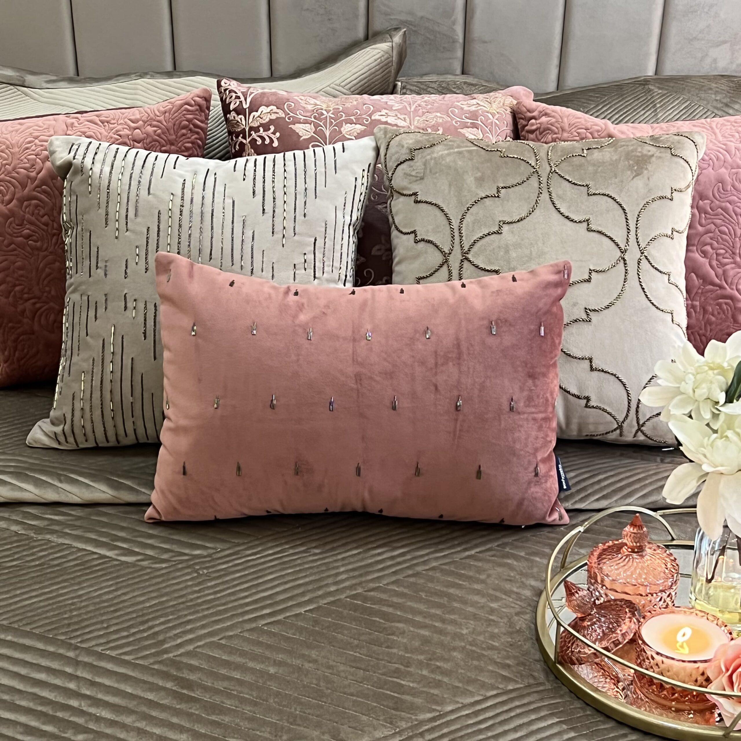 Sadyaska Regal Rose Gold Velvet 1 Pcs Bedspread