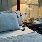 Sadyaska Meraki Indigo Woven 1 Pcs Bedspread