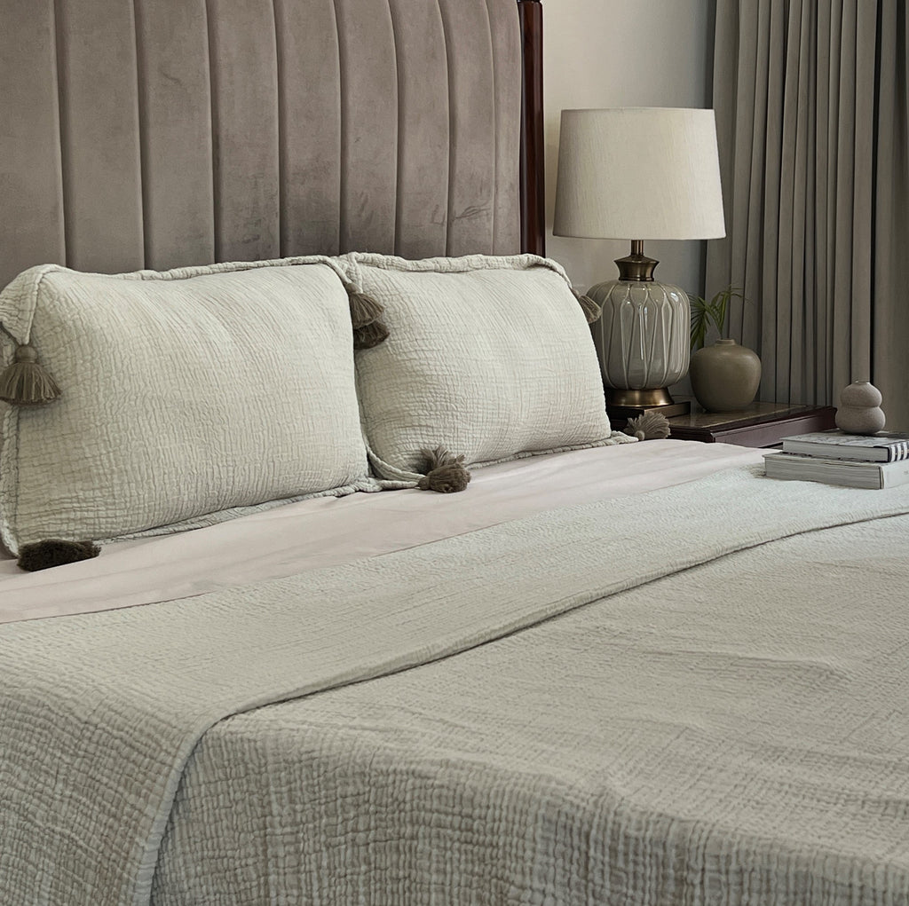 Sadyaska Meraki Sage Woven 1 Pcs Bedspread