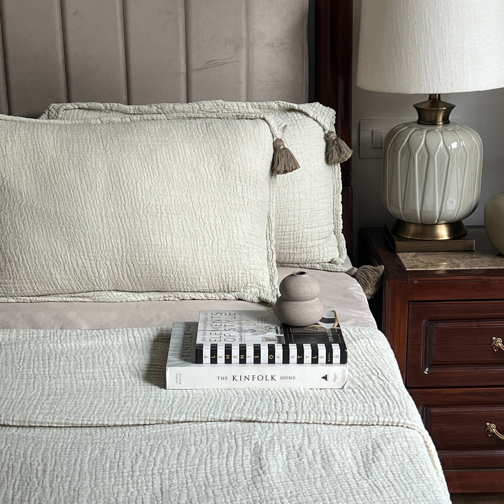 Sadyaska Meraki Sage Woven 1 Pcs Bedspread