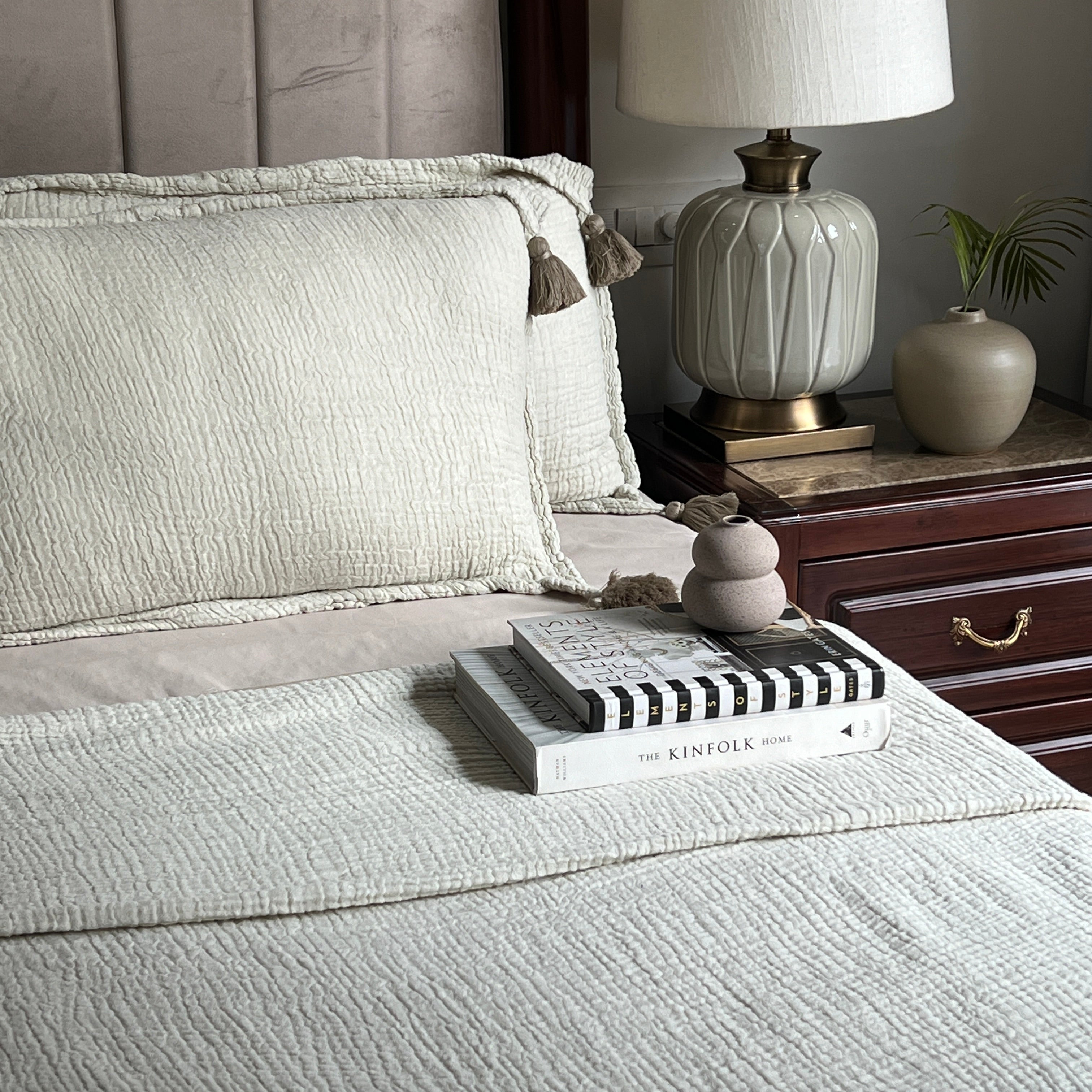 Sadyaska Meraki Sage Woven 1 Pcs Bedspread
