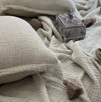 Sadyaska Meraki Sage Woven 1 Pcs Bedspread