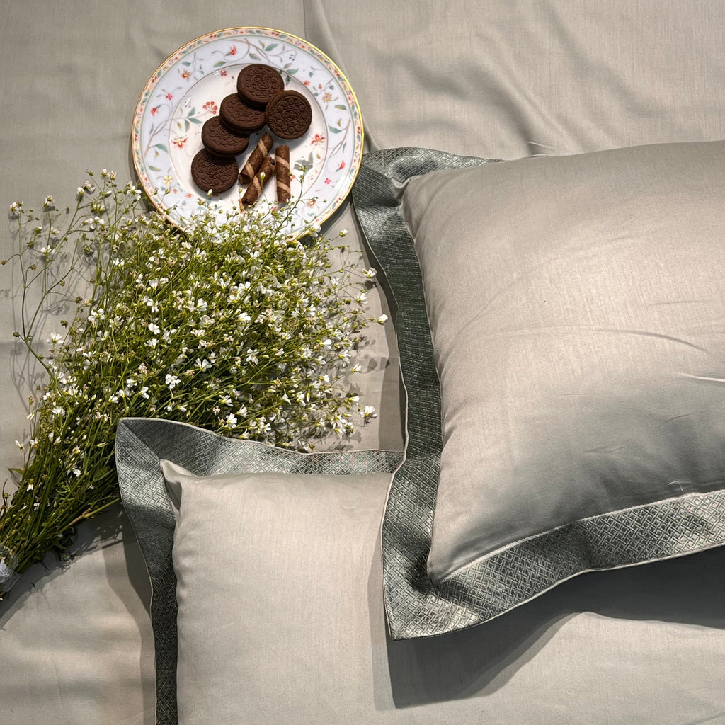 Sadyaska Matty Sage Green Legacy 1 Pcs Bedsheet