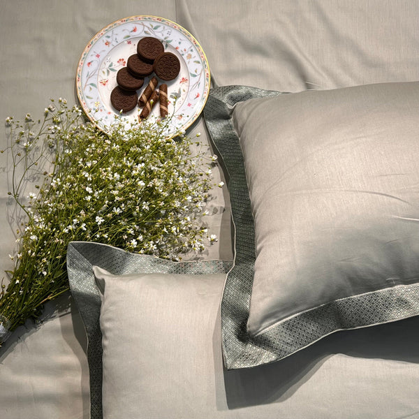 Sadyaska Matty Sage Green Legacy 1 Pcs Bedsheet