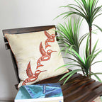 Sadyaska Rico White Silk Dupion 16X16(Inch) 1 Pcs Cushion Cover