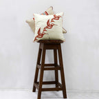 Sadyaska Rico White Silk Dupion 16X16(Inch) 1 Pcs Cushion Cover