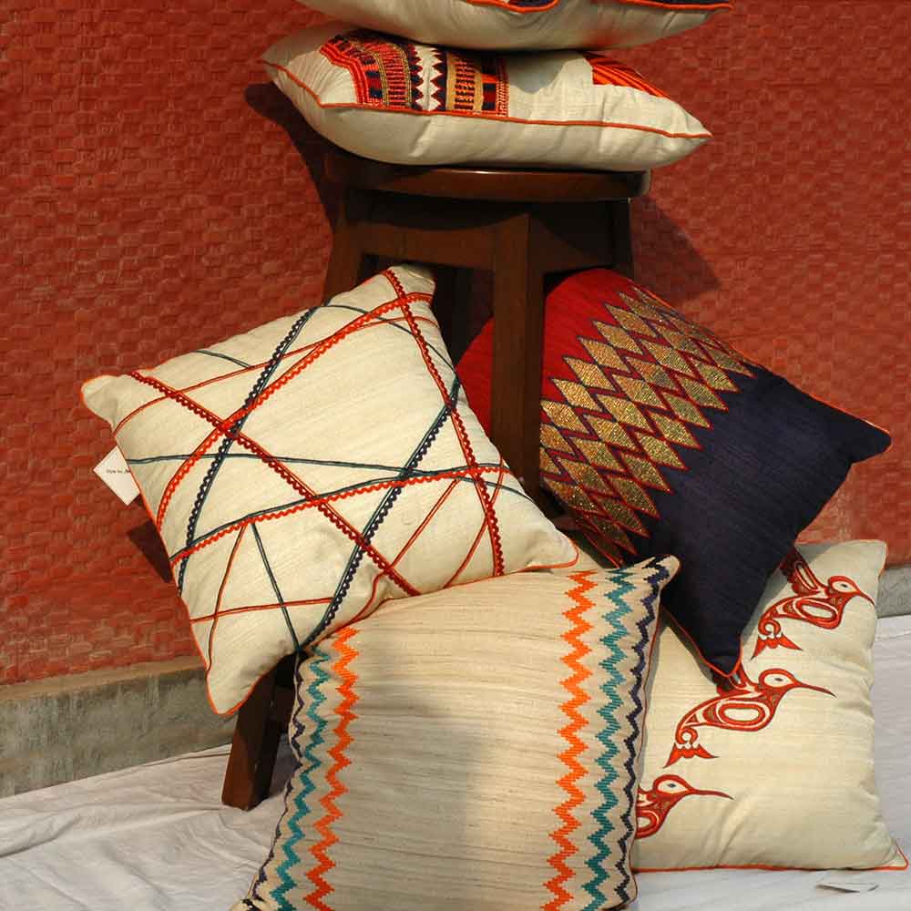 Sadyaska Home Decore Decorative Silk Dupion 12x18(Inch) 1 Pcs Cushion Cover