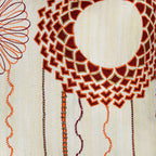 Sadyaska Chile Silk Dupion 16X16(Inch) 1 Pcs Cushion Cover