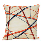 Sadyaska Zenith Silk Dupion Great Quality Lace Pillow Cushion Cases 16x16… 1 Pcs Cushion Cover