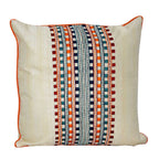 Sadyaska Designer Custom Outdoor Embroidered Cushion Case 16x16… 1 Pcs Cushion Cover