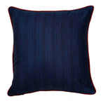 Sadyaska Blue Panache Embroidered Silk Dupion 16x16 Use For Office, Drawing Room, Living Room, Patio Cushion Case… 1 Pcs Cushion Cover